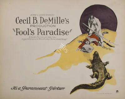 Cecil B. DeMille (Director), Fool's Paradise, 1922, Lobby card