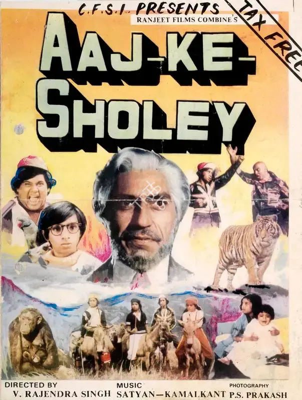 V.Rajinder Singh (Director), Aaj Ke Sholey, 1984, Song-Synopsis Booklet