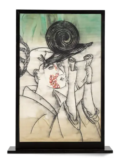 Anju Dodiya (Artist), Maze of Slowness, 2006, Painting