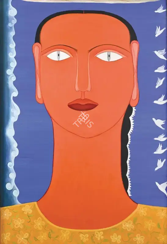 Rodwittiya, Rekha (Artist). Bye Bye Baby, 2002 | Painting, AG.Onl/17.12.23, 2023 · Asta Guru