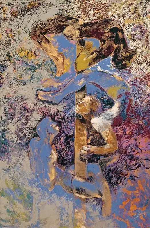 Deepak Shinde (Artist), Outdoor (Mallakhamb), 1993, Painting