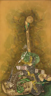 Dave, Shanti (Artist). Untitled, 1974 | Painting, Sa.Onl/14.12.23, 2023 · Saffronart