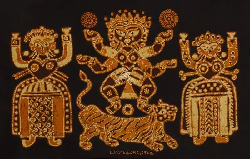 K. Laxma Goud (Artist), Untitled, 1965, Painting
