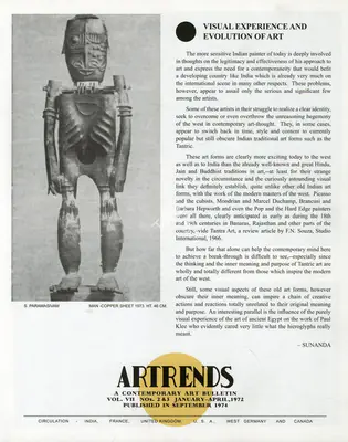 Josef James (Editor), Artrends, 1974, Bulletin