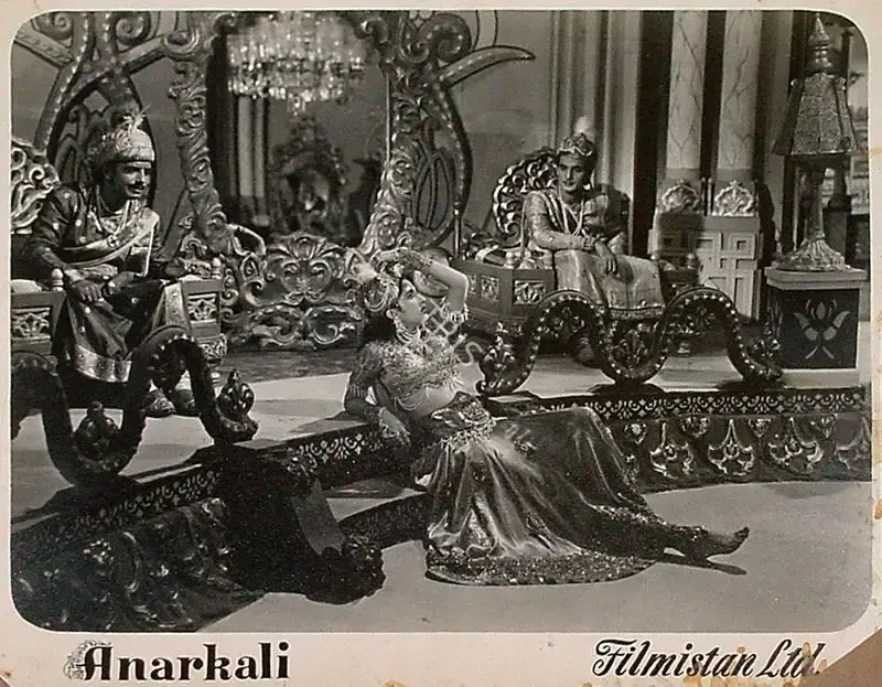 Nandlal Jashwantlal (Director), Anarkali, 1953, Lobby Card