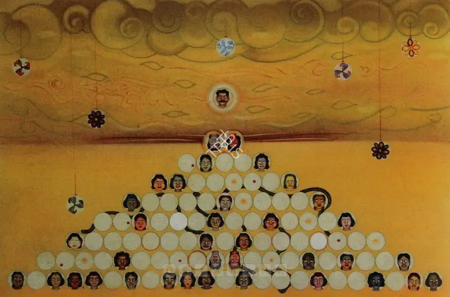 Anant Joshi (Artist), Sun After Hundred Zeroes, 2000, Painting