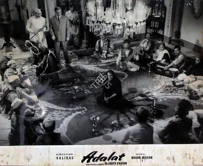 H.S. Kwatra (Cinematographer), Adalat, 1958, Lobby Card