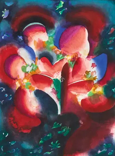 G.M. Sheikh (Artist), Untitled, 1997, Painting