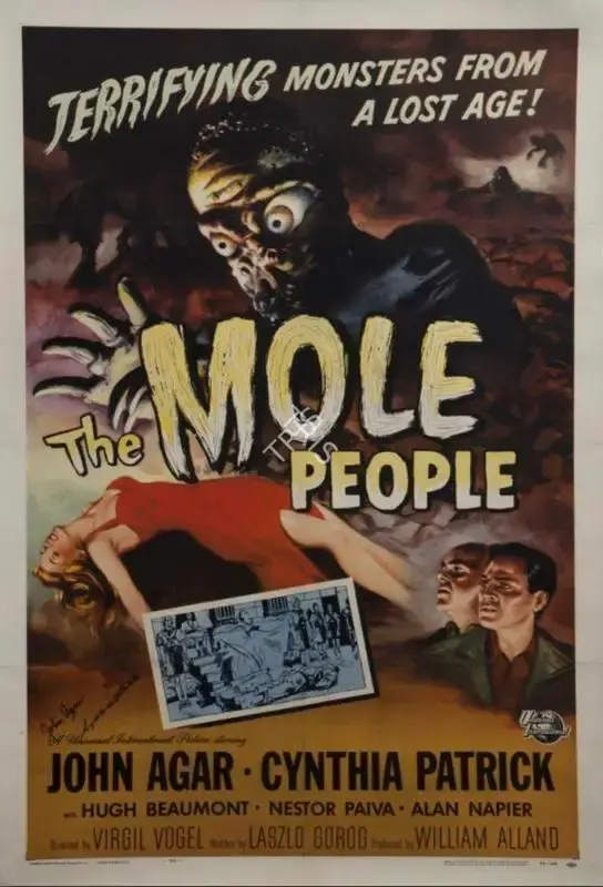 William Alland (Producer), The Mole People, 1956, Poster
