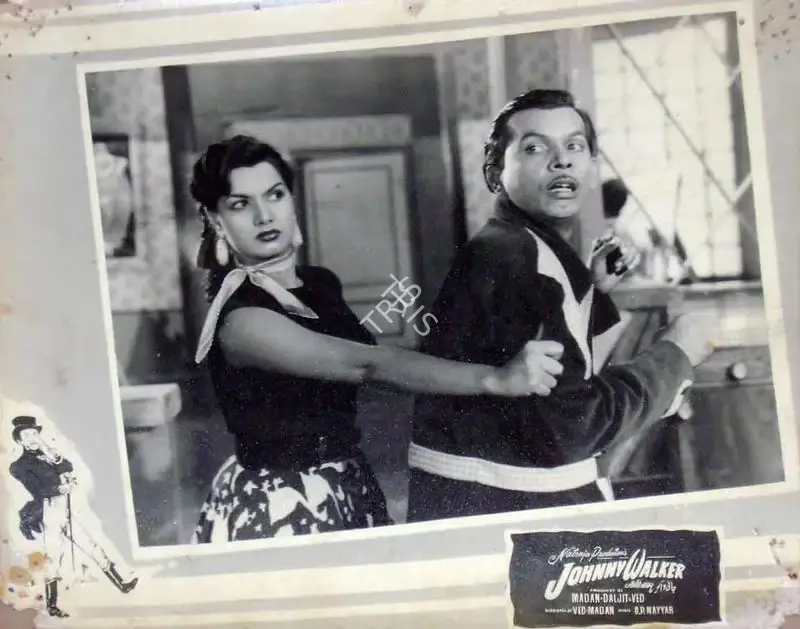 T.R. Joshi (Cinematographer), Johnny Walker, 1957, Lobby Card