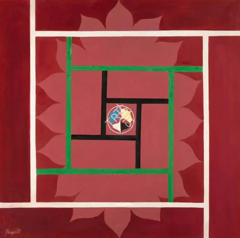 K.V. Haridasan (Artist), Untitled, 1971, Painting