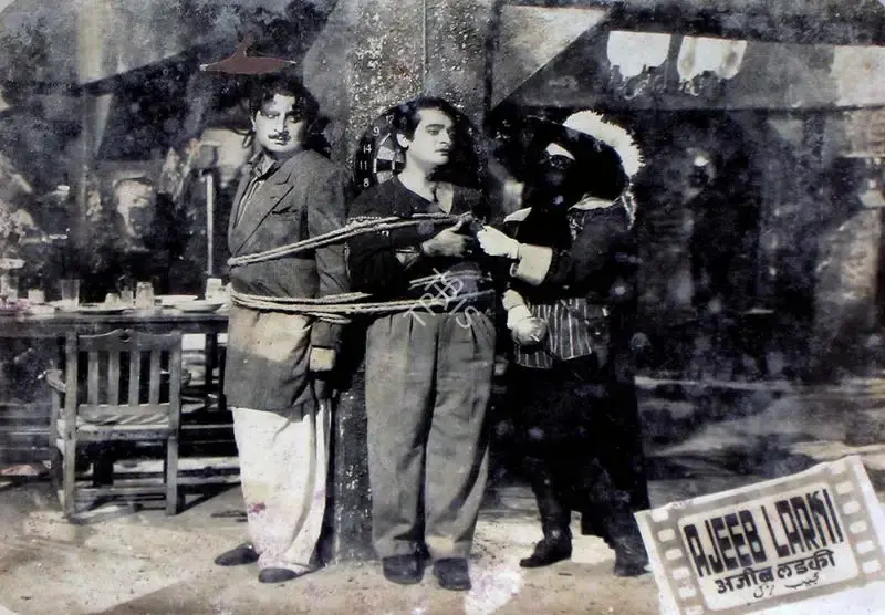 S.I. Hassan (Producer), Ajeeb Larki, 1952, Lobby Card