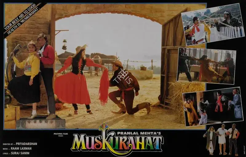 Pranlal Mehta (Producer), Muskurahat, 1992, Lobby Card