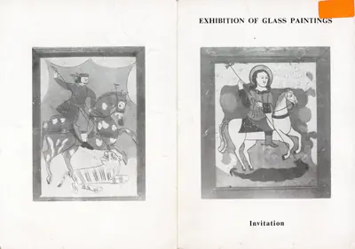 Max Mueller Bhavan (Organiser), An Exhibition of Glass Paintings from Europe and India, 1987, Group Exhibition Invitation