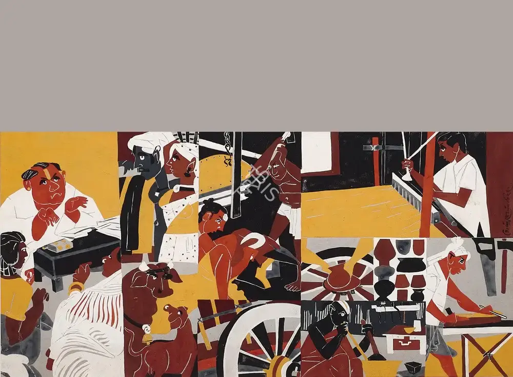 K. Laxma Goud (Artist), Untitled, 1976, Painting