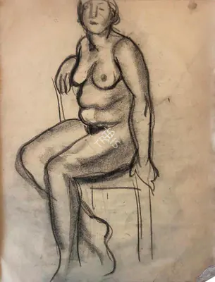 Amrita Sher-Gil (Artist), Untitled, 1935, Painting