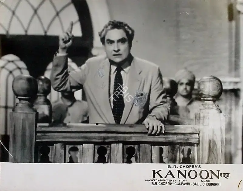 M.N. Malhotra (Cinematographer), Kanoon, 1960, Lobby Card