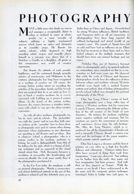 Sam Tata (Essayist), Photography in India and the Far East, 1949, Essay