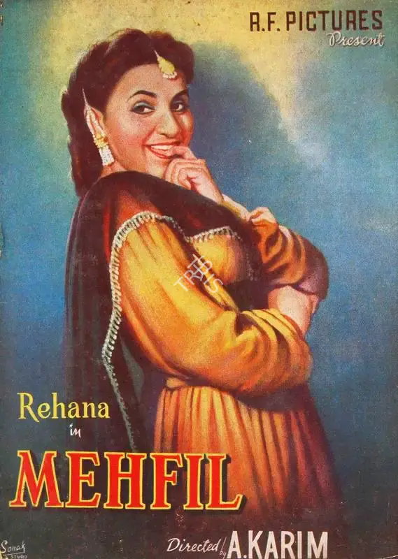 M. Masud (Producer), Mehfil, 1957, Song-Synopsis Booklet