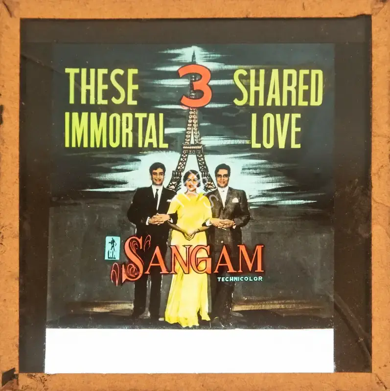 Raj Kapoor (Producer), Sangam, 1964, Glass Slide