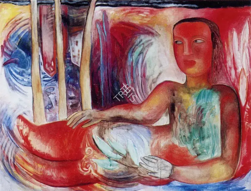 Rekha Rodwittiya (Artist), Reflections Keep Shifting, Painting