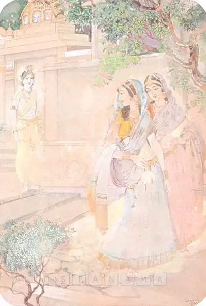 P.C. Chakravorty (Artist), The Jilted Lover, 1934, Painting