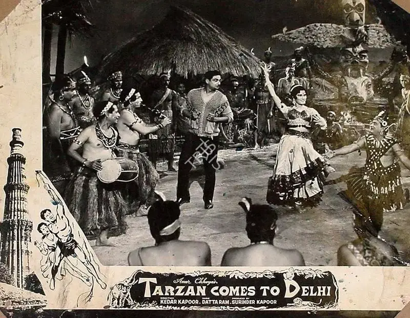 Surinder Kapoor (Producer), Tarzan Delhi Me, 1965, Lobby Card