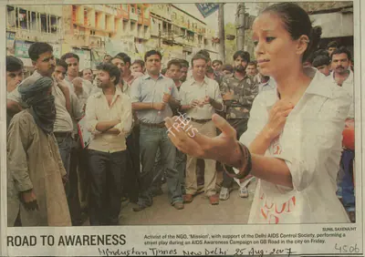 Sunil Saxena (Reporter), Road to Awareness, 2007, Newspaper Clipping