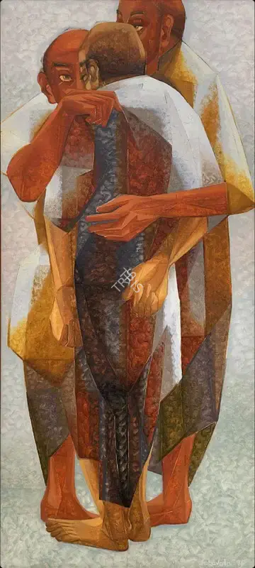 Sabavala, Jehangir (Artist). Conspirators, 1996 | Painting, AG.Mum/17.12.25, 2025 · Asta Guru