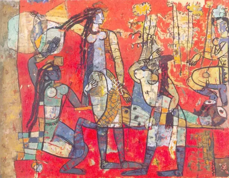 Mohan Samant (Artist), Summer, 1954, Painting