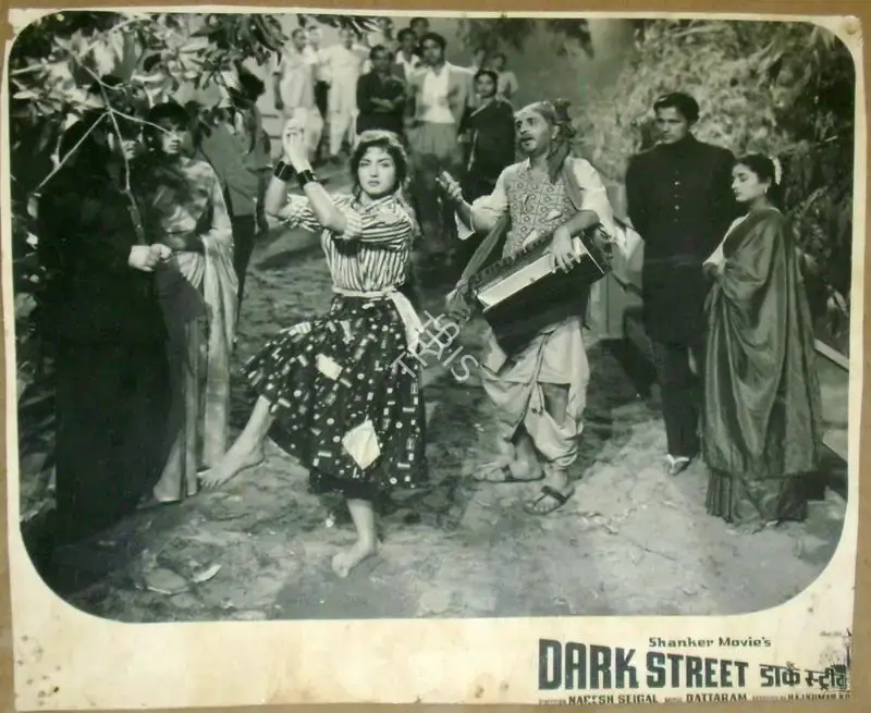 Raj Kumar Kohli (Producer), Dark Street, 1961, Lobby Card