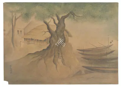 Abanindranath Tagore (Artist), Untitled (Landscape), Painting