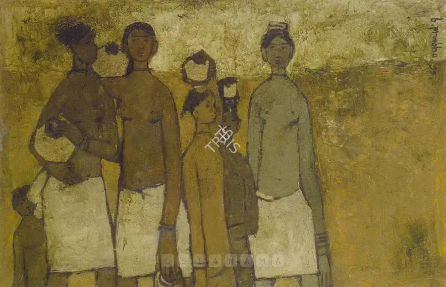 B. Prabha (Artist), Untitled, 1959, Painting