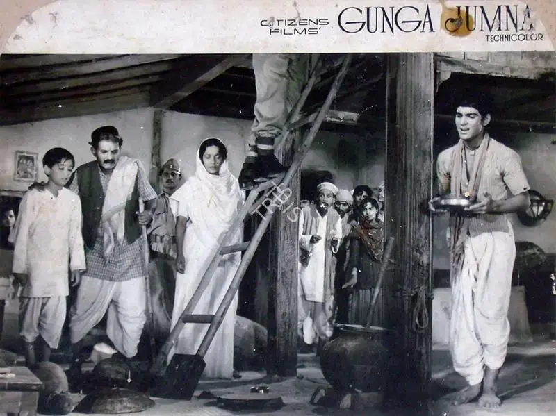 V. Babasaheb (Cinematographer), Gunga Jamuna, 1961, Lobby Card
