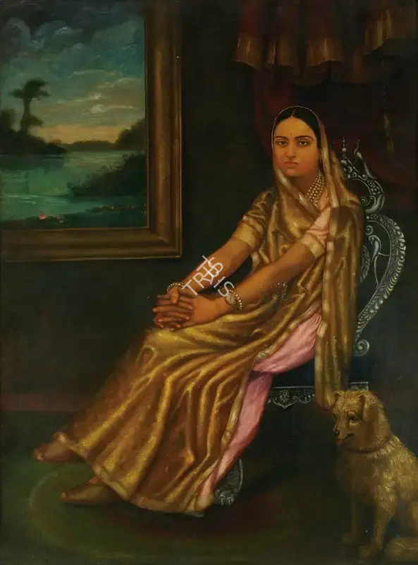 S.G. Thakur Singh (Artist), Portrait, 1923, Painting