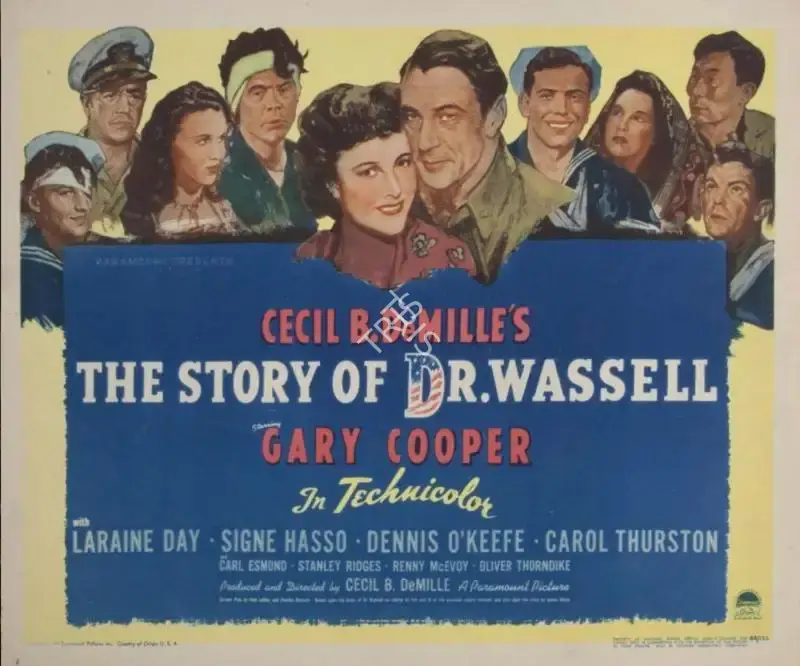Cecil B. DeMille (Director), The Story of Dr. Wassell, 1944, Lobby card