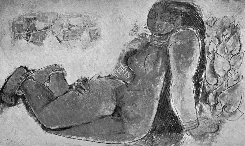Anthony Doss (Artist), Nude, 1961, Painting