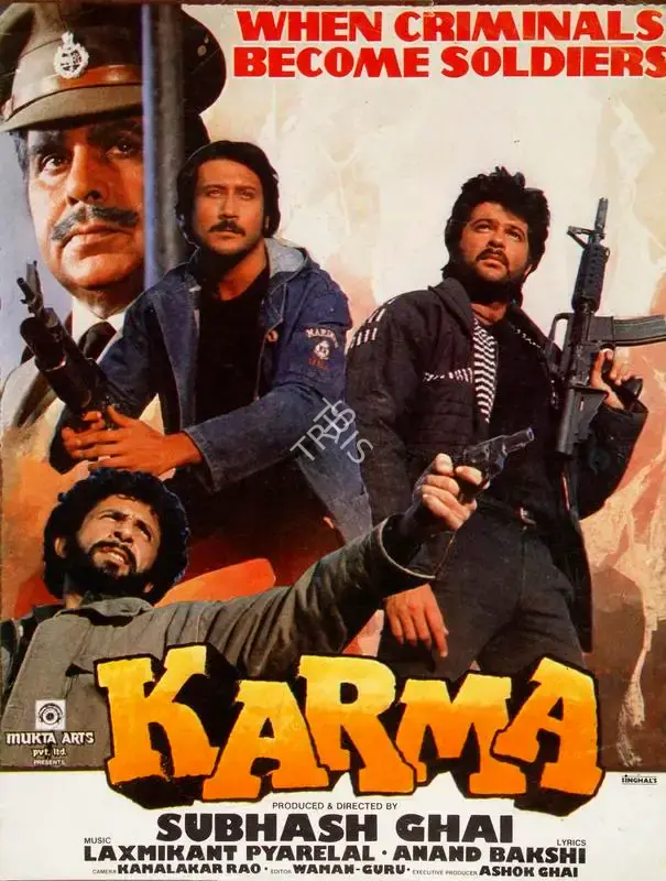 Subhash Ghai (Producer), Karma, 1986, Song-Synopsis Booklet