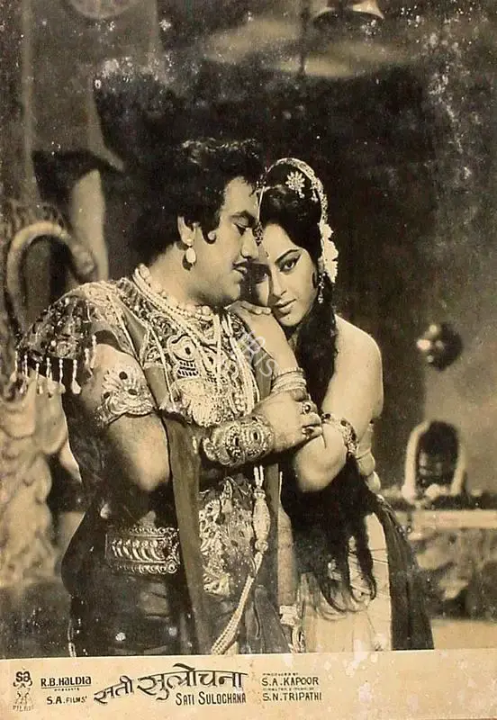 Rajkumar Bhakri (Cinematographer), Sati Sulochana, 1969, Lobby Card