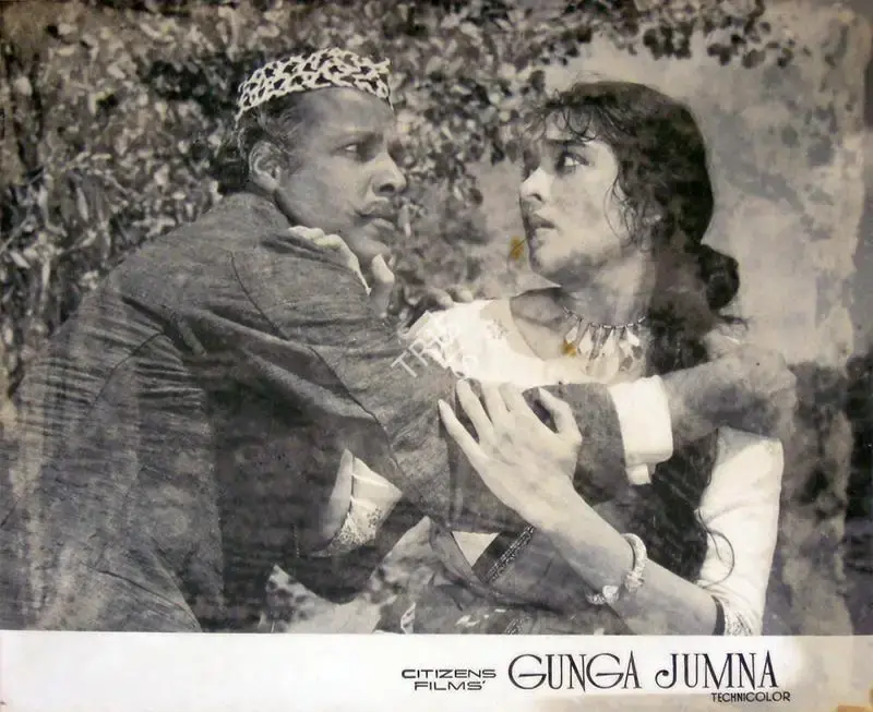 V. Babasaheb (Cinematographer), Gunga Jamuna, 1961, Lobby Card