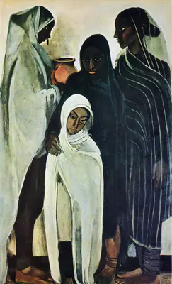 Amrita Sher-Gil (Artist), Hill Women, 1935, Painting