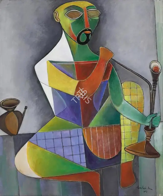 Sen, Paritosh (Artist). Untitled, 1956 | Painting, Sa.Onl/12.03.21, 2021 · Saffronart
