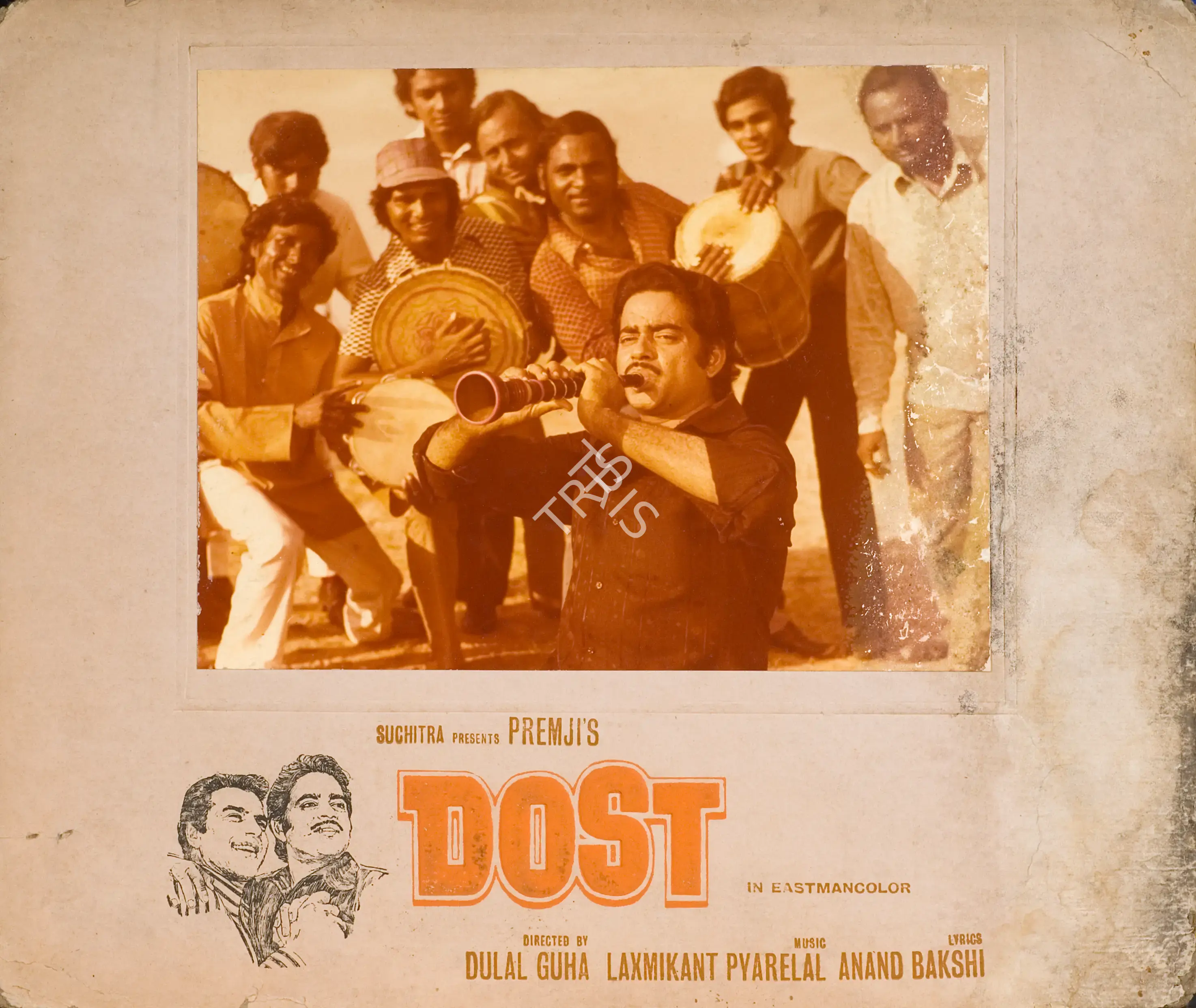 Premji (Producer), Dost, 1974, Photographic Still Mounted on Lobby Card