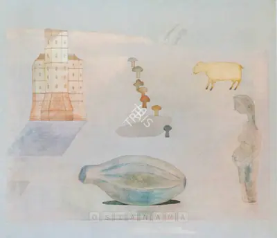 Barwe, Prabhakar (Artist). Existence, 1986 | Painting, So.NeY/19.09.07, 2007 · Sotheby's