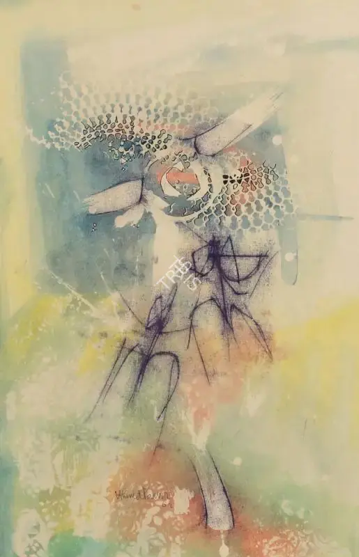 Ahmed Parvez (Artist), Abstract 5, 1962, Painting