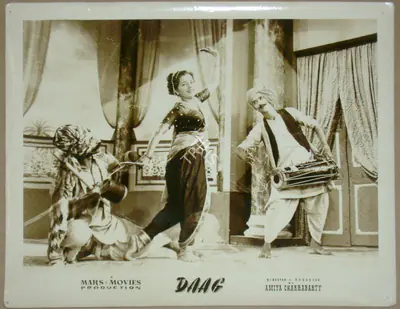 V. Babasaheb (Cinematographer), Daag, 1952, Lobby Card