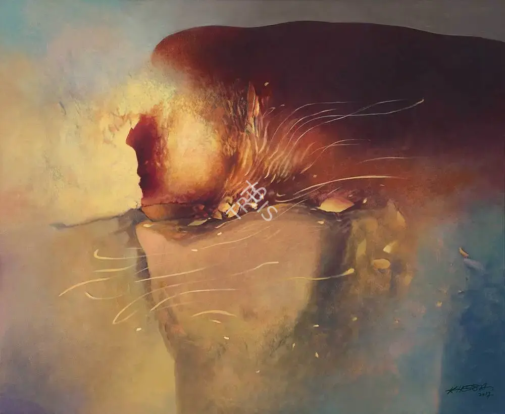 Khosa, K. (Artist). Towards New Horizon, 2017 | Painting, AG.Onl/28.10.23, 2023 · Asta Guru
