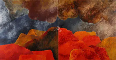 Padamsee, Akbar (Artist). Untitled, 2006 | Painting, Sa.Mum/16.02.17, 2017 · Saffronart