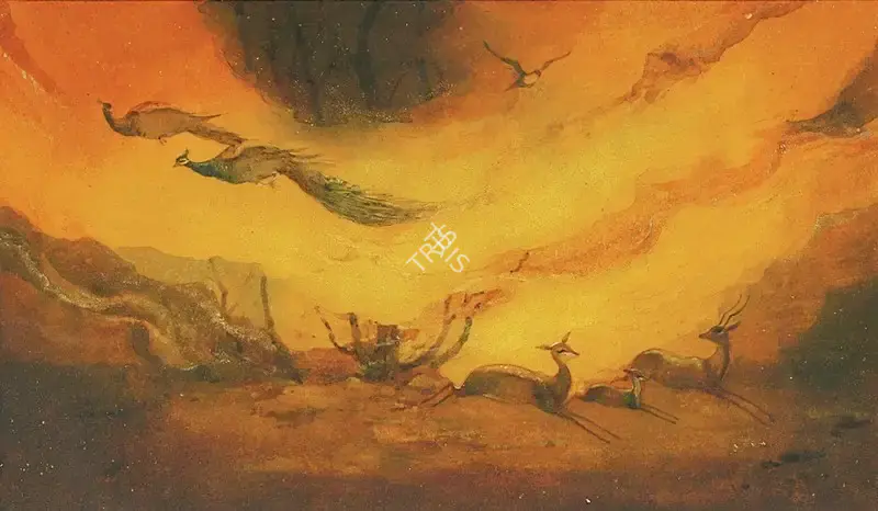 Ganesh Pyne (Artist), Dabanol, 1956, Painting