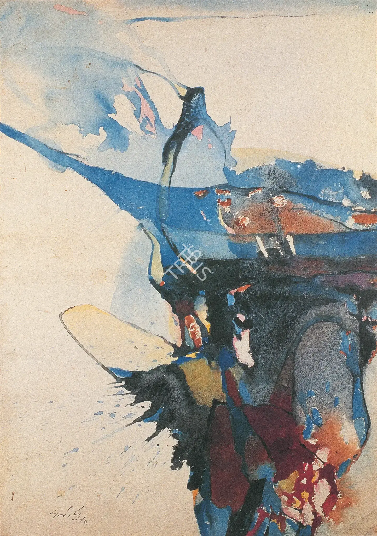 G.R. Santosh (Artist), Untitled, 1966, Painting